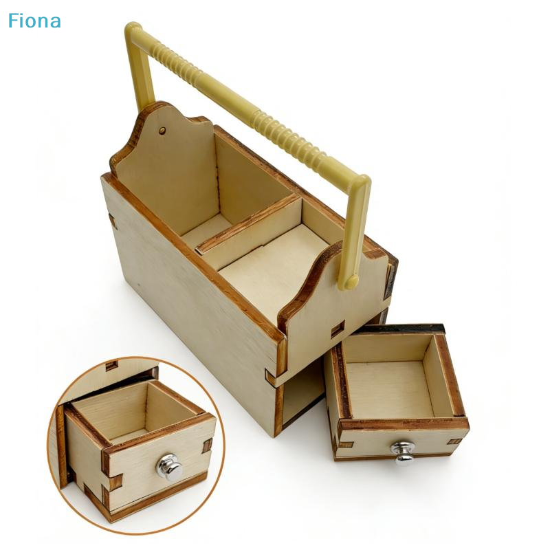 Workshop Tools Box - ✔1/12 Dollhouse Mini Wooden Toolbox Tools
