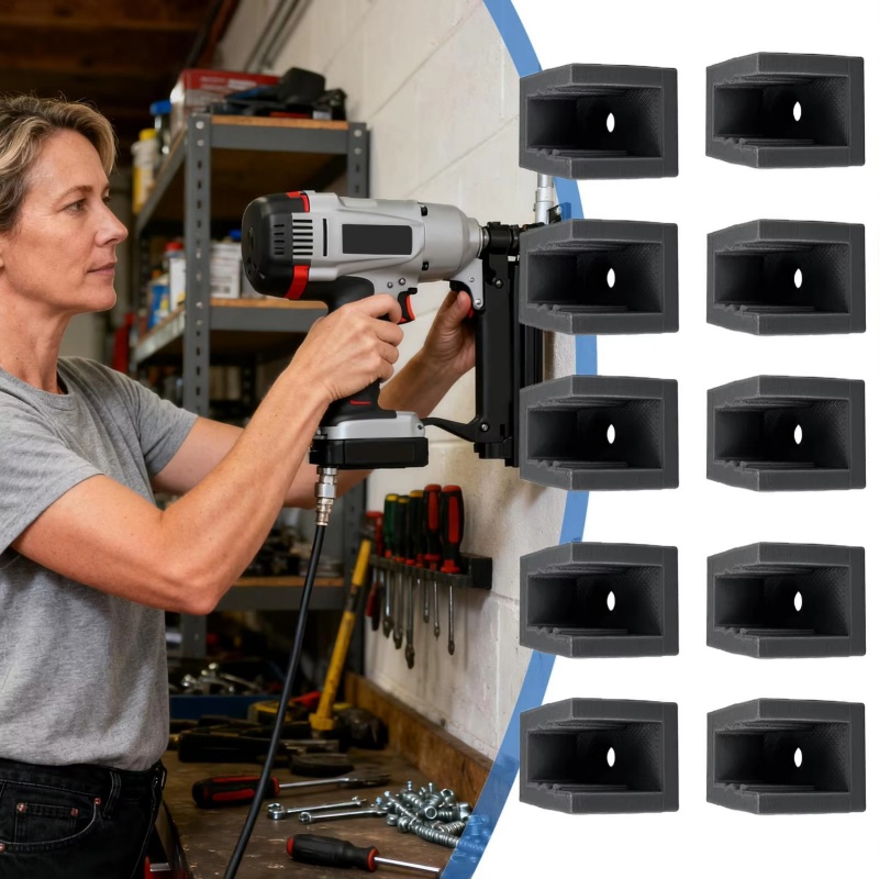 Workshop Tools Box - Air Tool Rack 4pcs Space-Saving Hanger