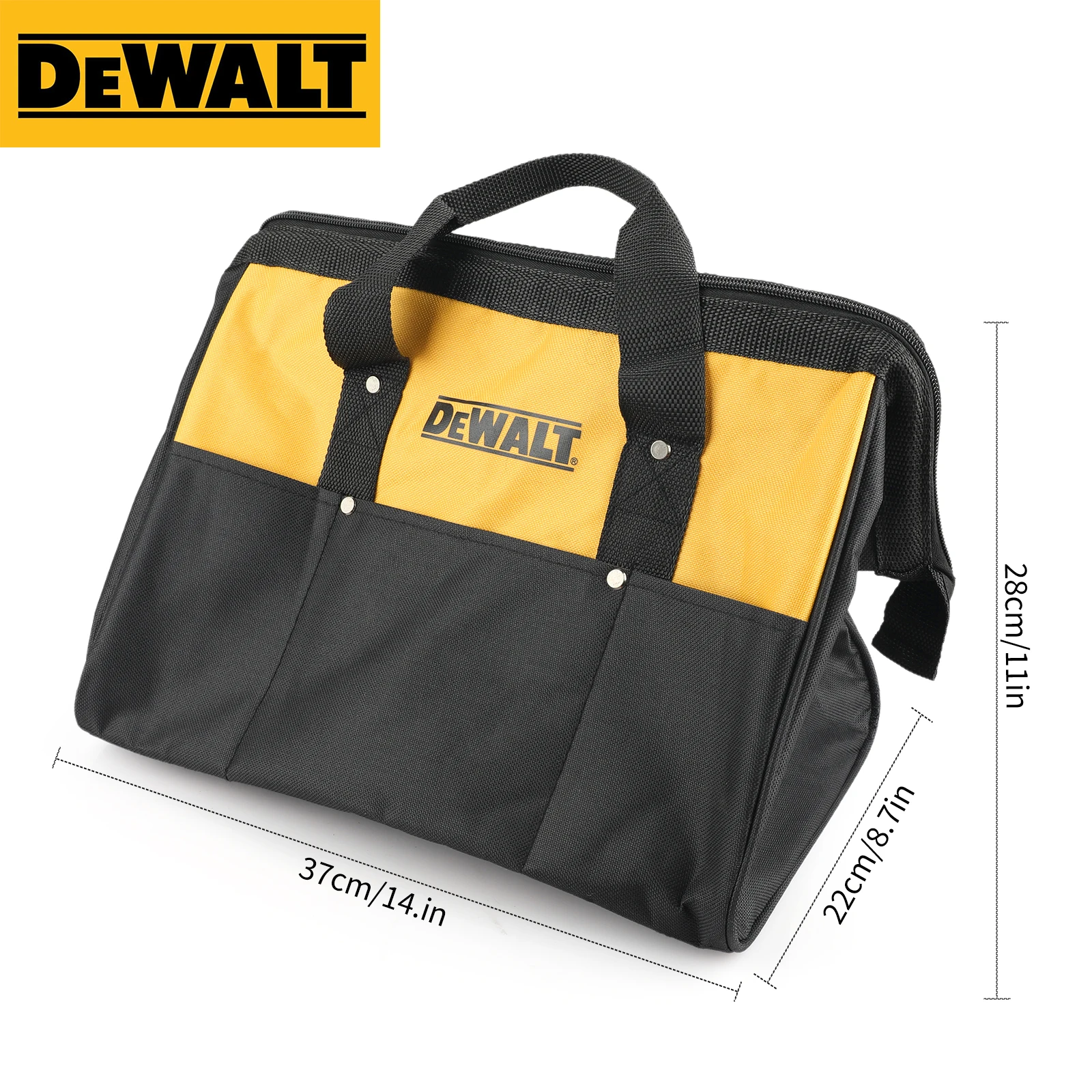 Design Tools Workshop - DEWALT ST37 Heavy-Duty ToolBag Wear-ResistantMaterial Multi-Pocket