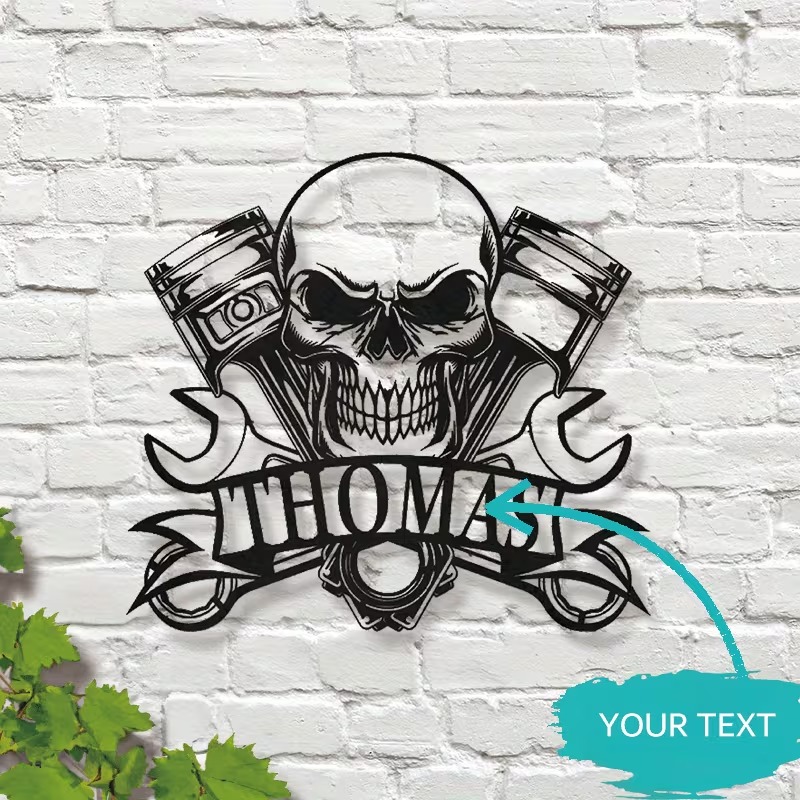 Workshop Tools With Name - Custom Name Tools Repair Metal Wall