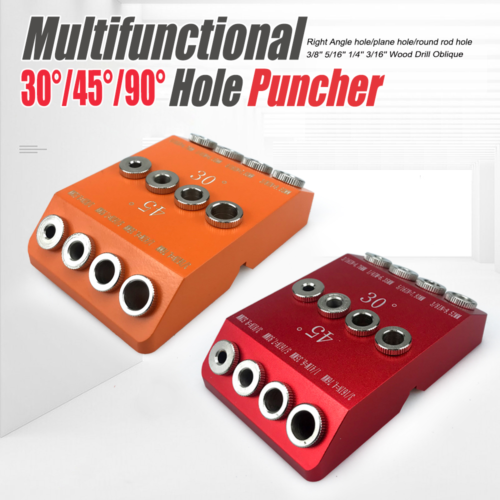 Pocket Hole Jig - New 30/45/90 Degree Angle Oblique Pocket