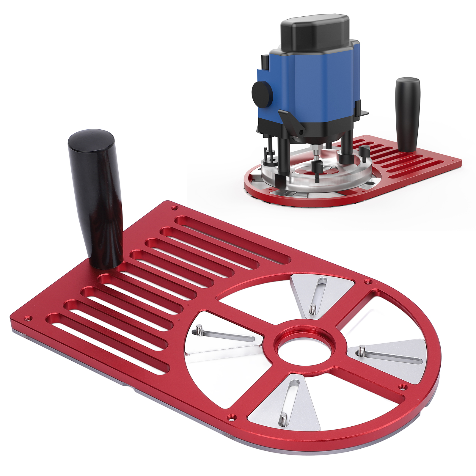 Router Table Insert - Router Bottom Plate Trimming Machine Base