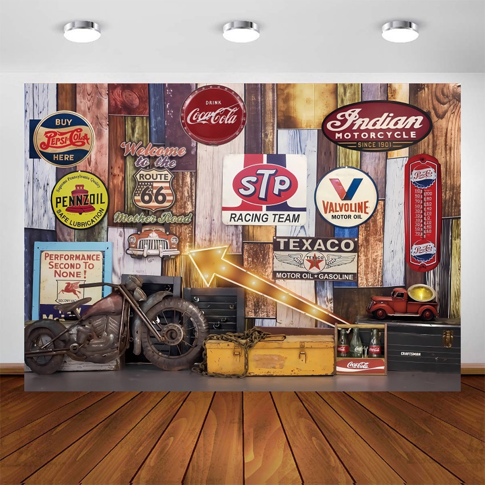 Retro Motorcycle Car Repairs G - Workshop Tools Photos reseña y precio