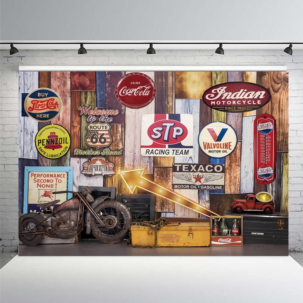 Retro Motorcycle Car Repairs G - Workshop Tools Photos reseña y precio
