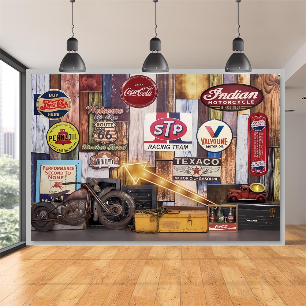 Retro Motorcycle Car Repairs G - Workshop Tools Photos reseña y precio