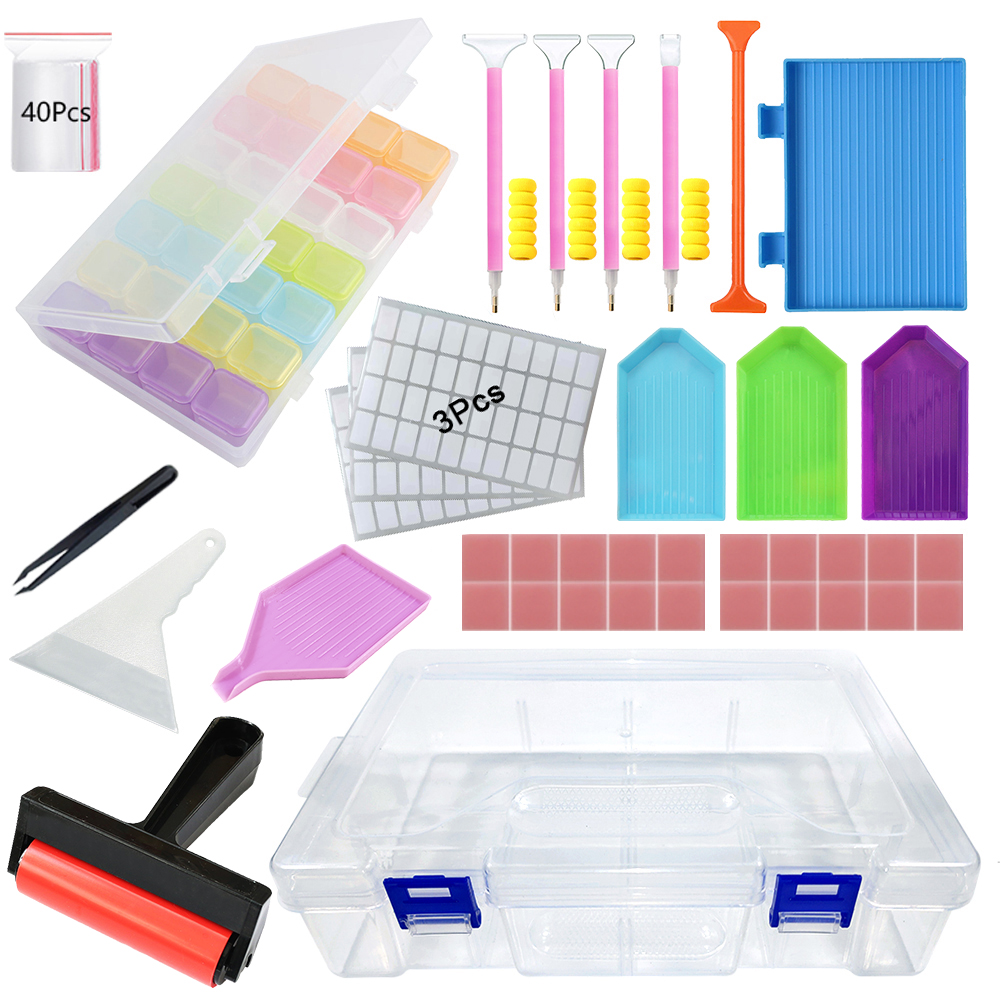 Diamond Painting Tools Kit wit - Tool Chest Cabinet reseña y precio
