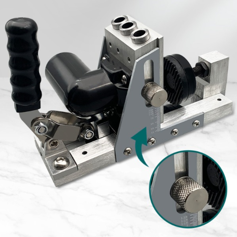 Pocket Hole Drill Guide Jig Ki - Pocket Hole Jig reseña y precio