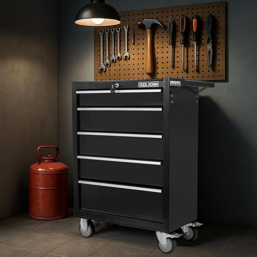 5-Drawer Rolling Tool Chest wi - Tool Chest Cabinet reseña y precio
