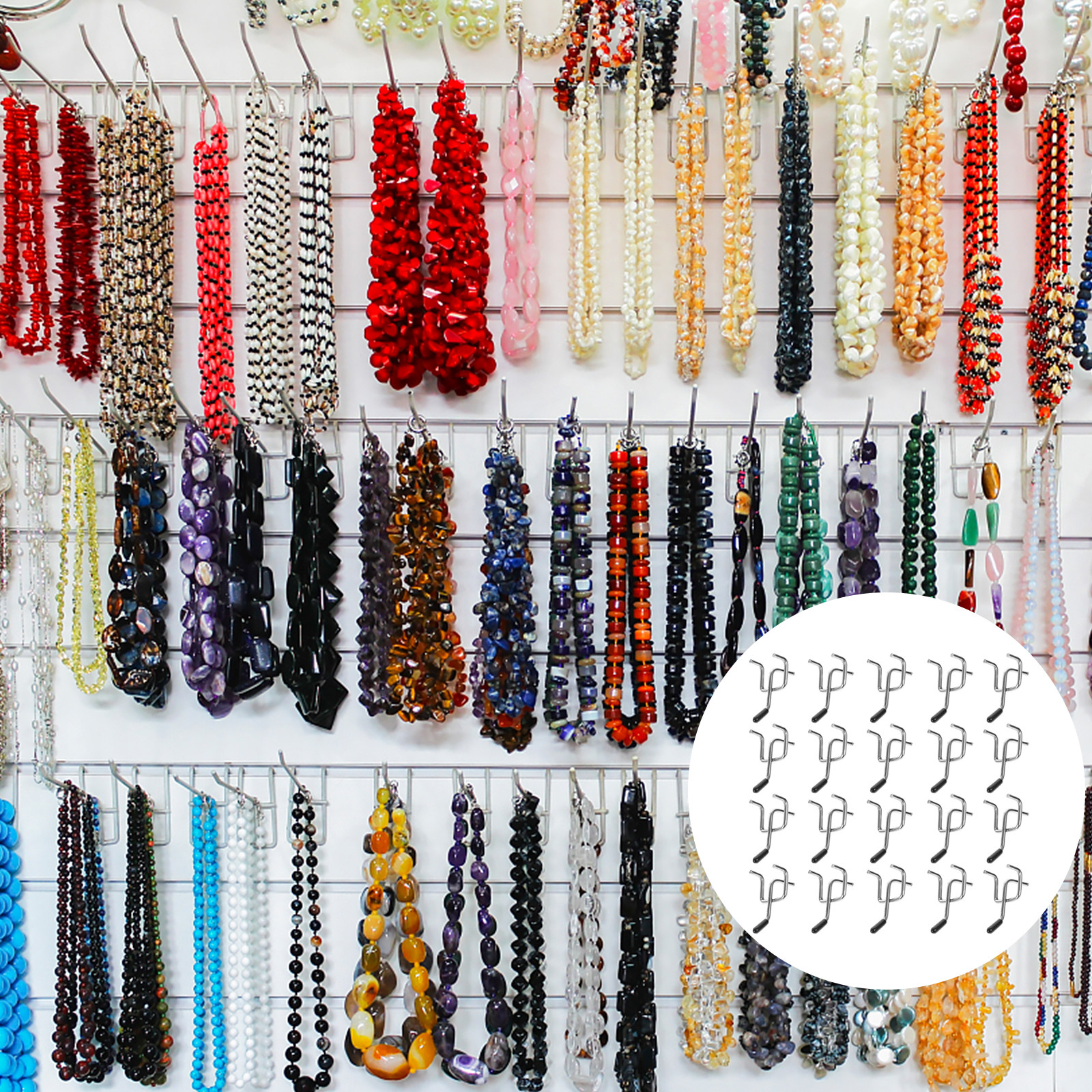 20Sets Iron Pegboard Hooks Hea - Workshop Tools Store reseña y precio