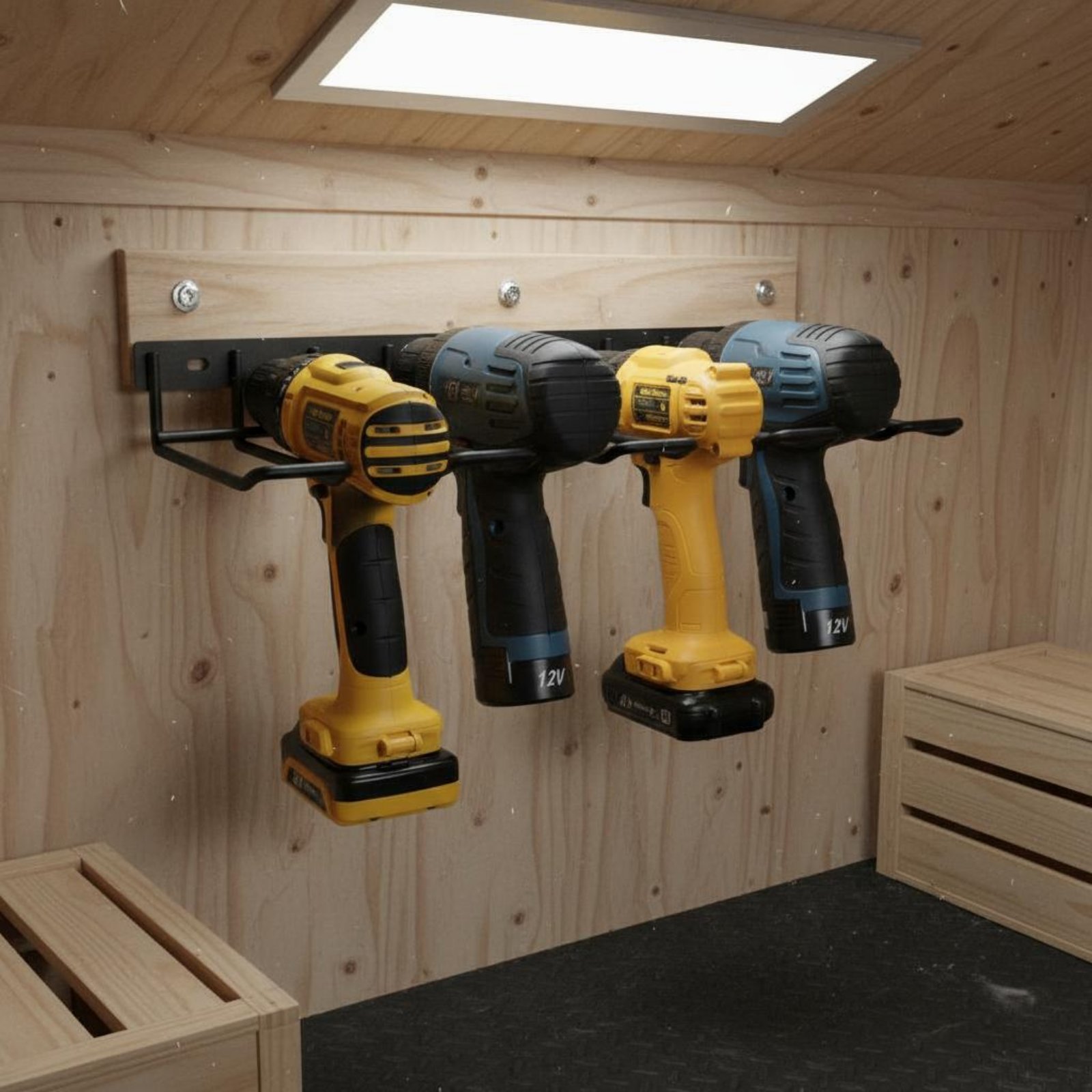 Wall Mount Drill Holder Easy I - Design Tools Workshop reseña y precio