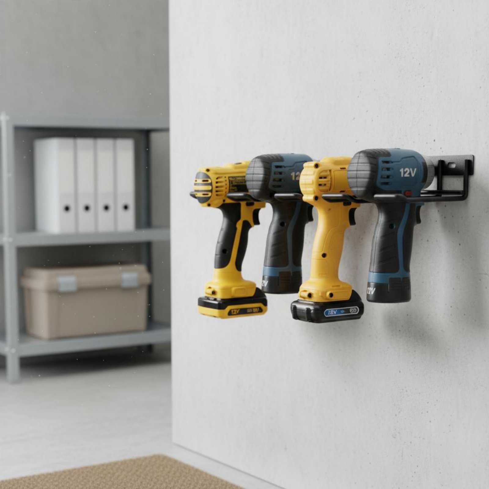 Wall Mount Drill Holder Easy I - Design Tools Workshop reseña y precio