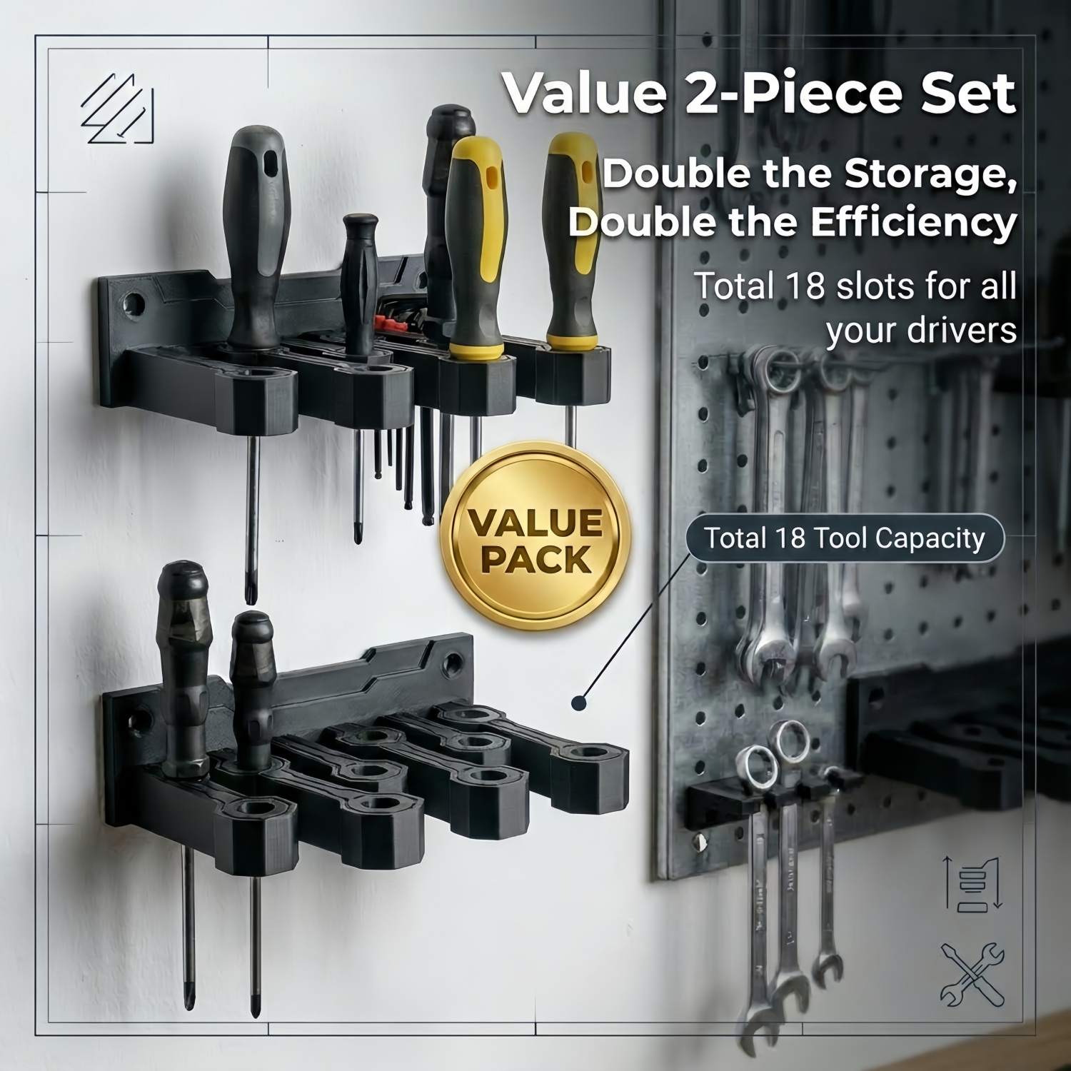 1-Piece Screwdriver Storage Ra - Workshop Tools Store reseña y precio
