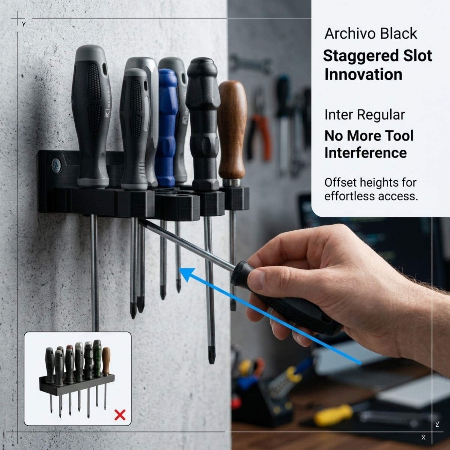 1-Piece Screwdriver Storage Ra - Workshop Tools Store reseña y precio