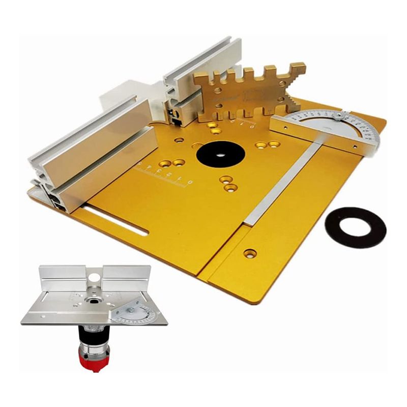 WORTHOWN-Upgrade Aluminium Rou - Router Table Insert reseña y precio