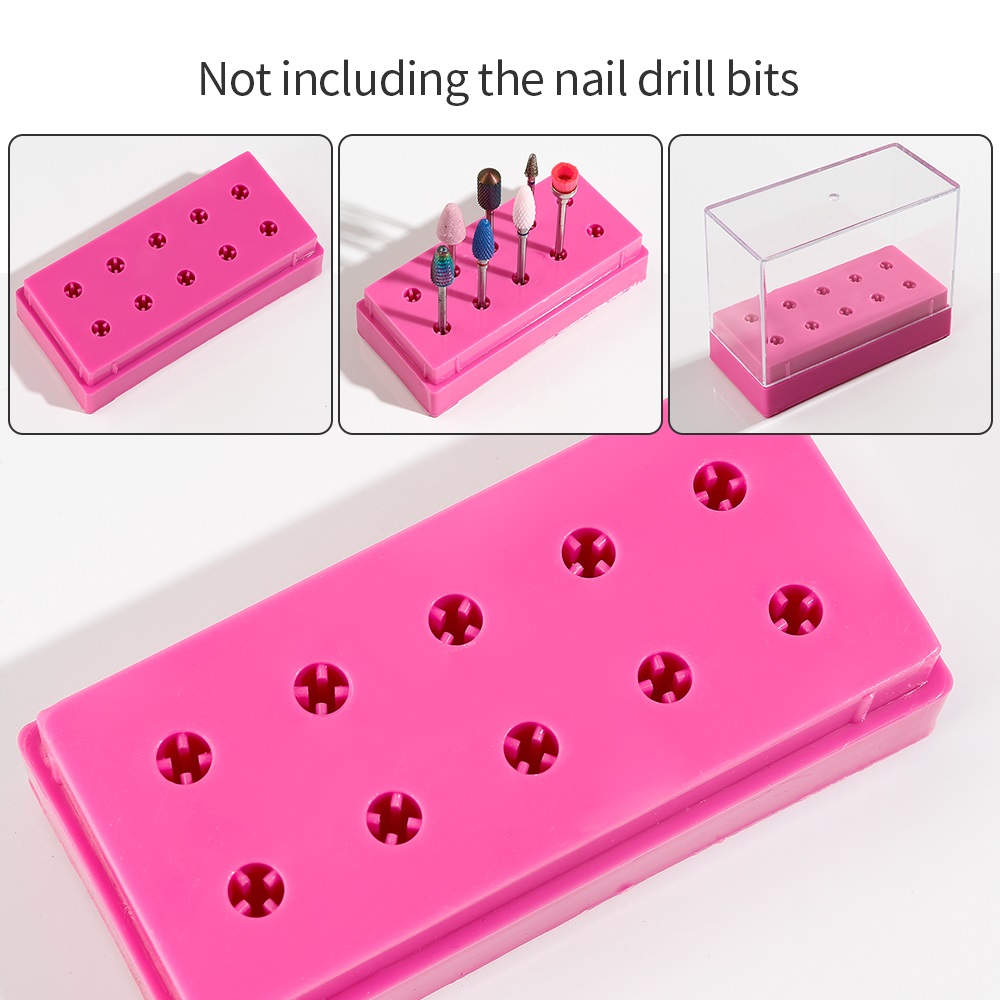 7 /10 Holes Nail Art Bit Stora - Tool Chest Cabinet reseña y precio