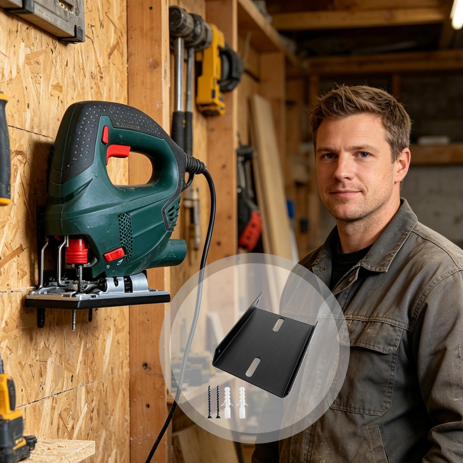 Saw Holder Wall Mount Metal Un - Workshop Tools Store reseña y precio