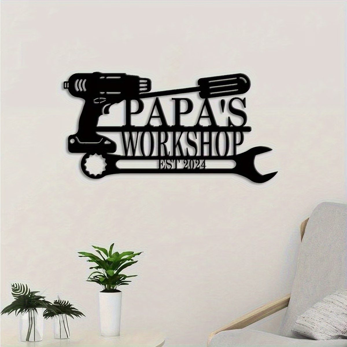 Custom Workshop Sign - Persona - Workshop Tools With Name reseña y precio