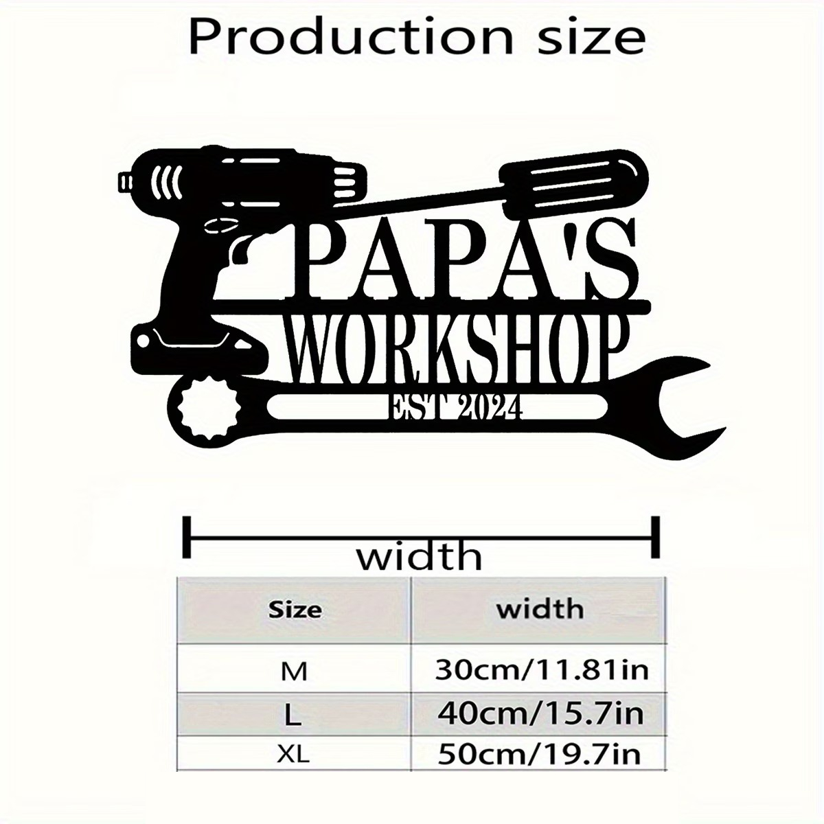 Custom Workshop Sign - Persona - Workshop Tools With Name reseña y precio