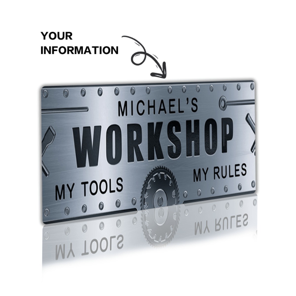 Personalized Name Workshop Alu - Workshop Tools With Name reseña y precio
