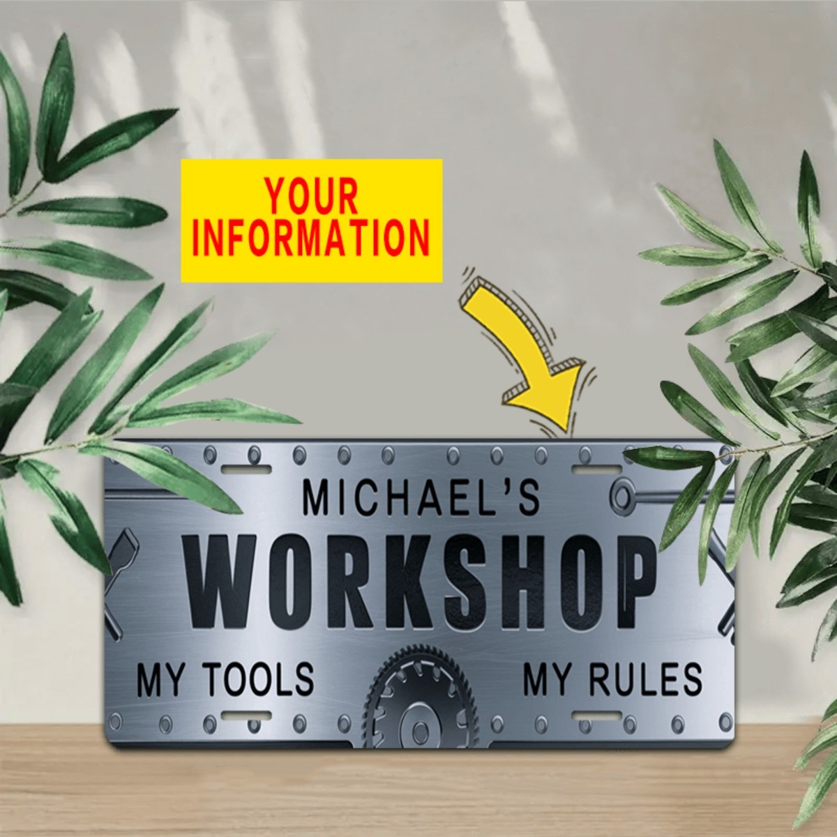 Personalized Name Workshop Alu - Workshop Tools With Name reseña y precio