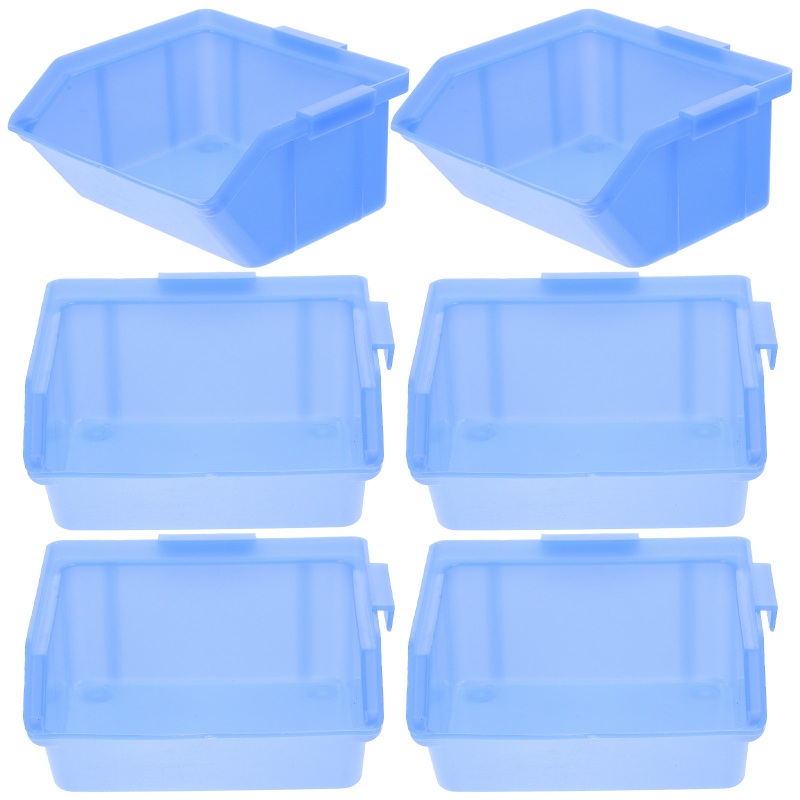 6Pcs Heavy Duty PP Plastic Par - Workshop Tools Box reseña y precio