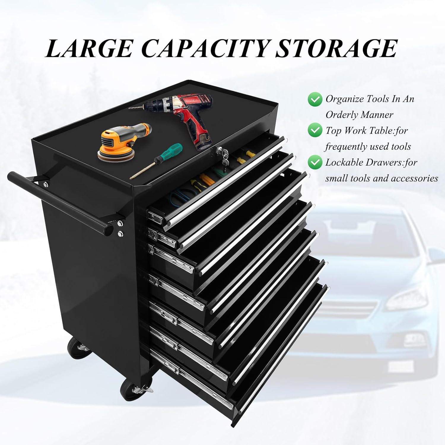 Wholesale 7-Drawer Metal Tool  - Workshop Tools Wholesale reseña y precio