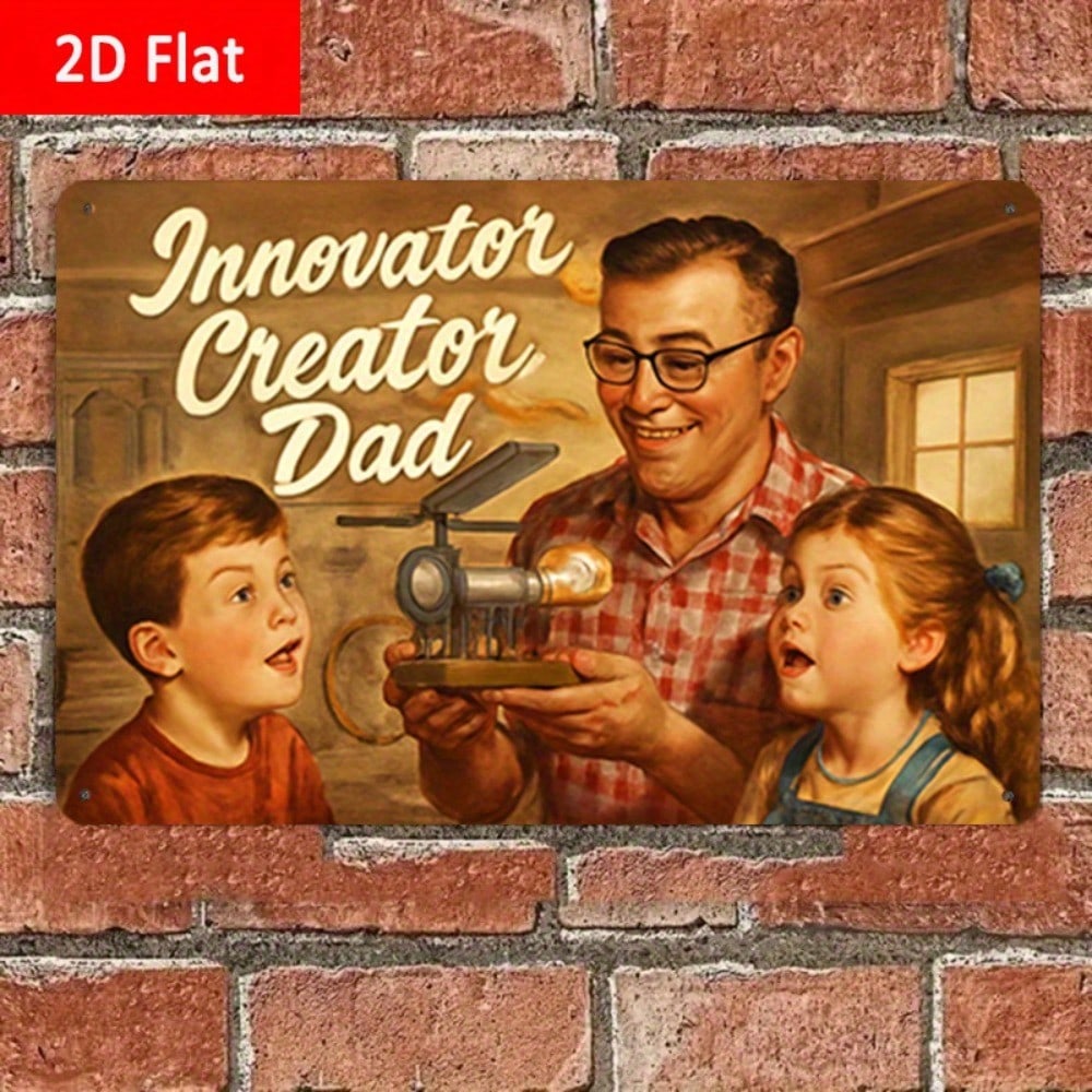 1PC Tin Sign Innovator Creator - Design Tools Workshop reseña y precio