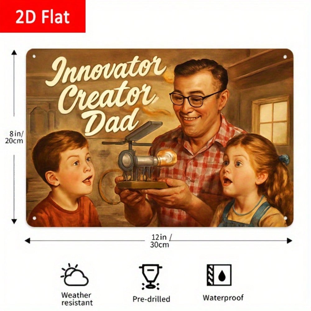 1PC Tin Sign Innovator Creator - Design Tools Workshop reseña y precio