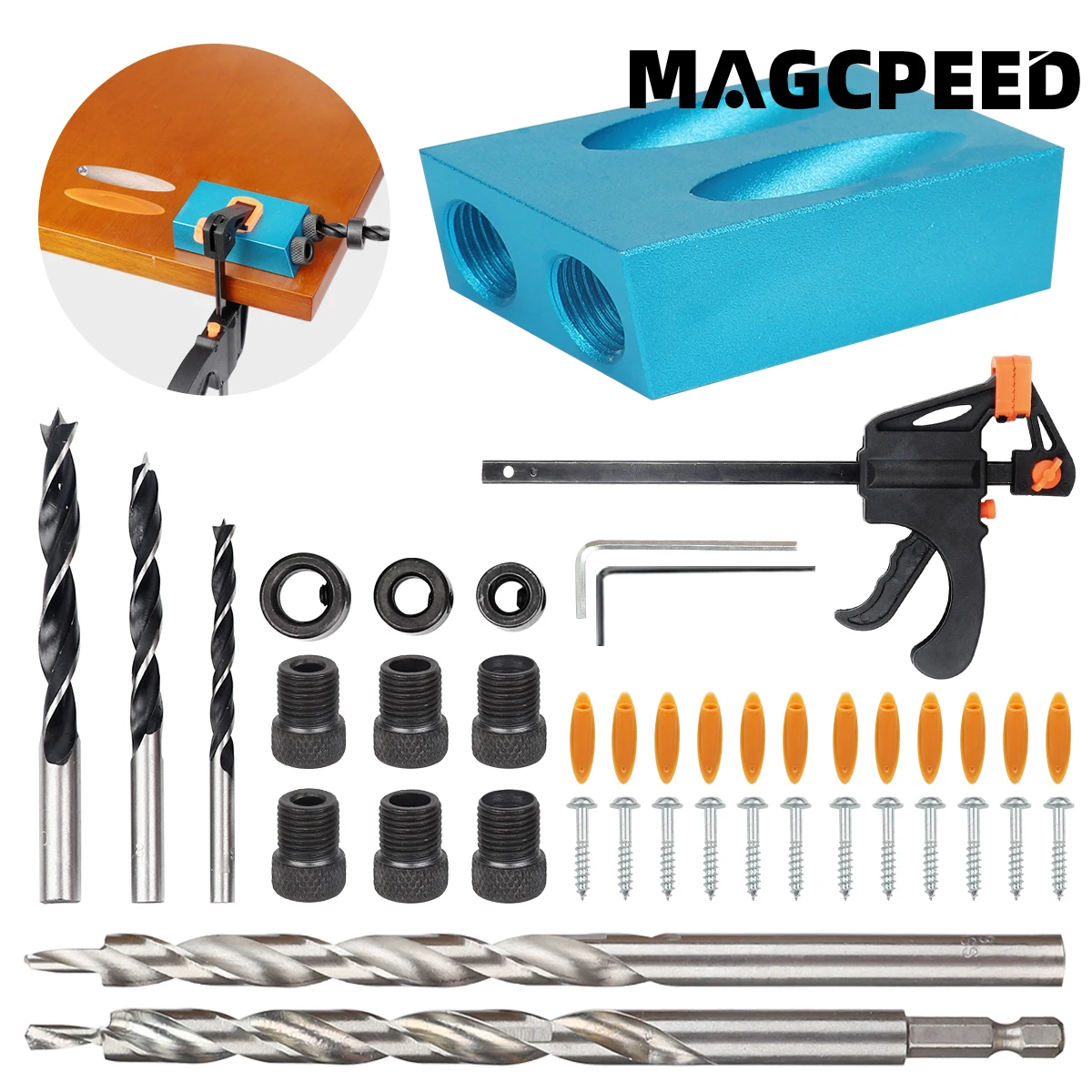 15 Degree Angle Locator Diagon - Pocket Hole Jig reseña y precio