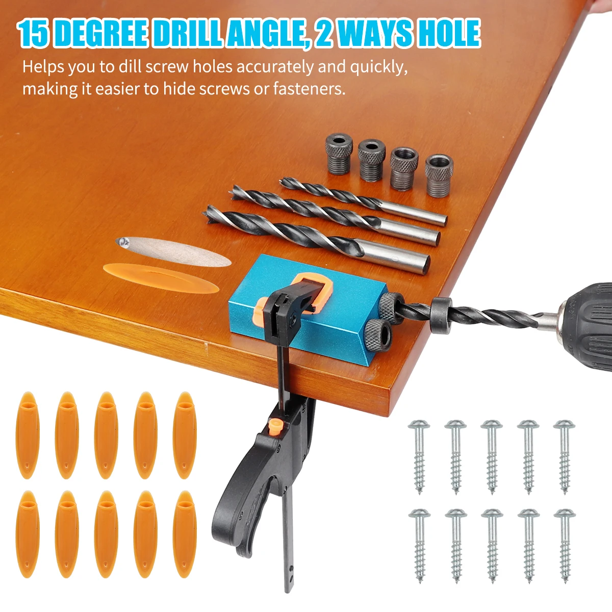 15 Degree Angle Locator Diagon - Pocket Hole Jig reseña y precio