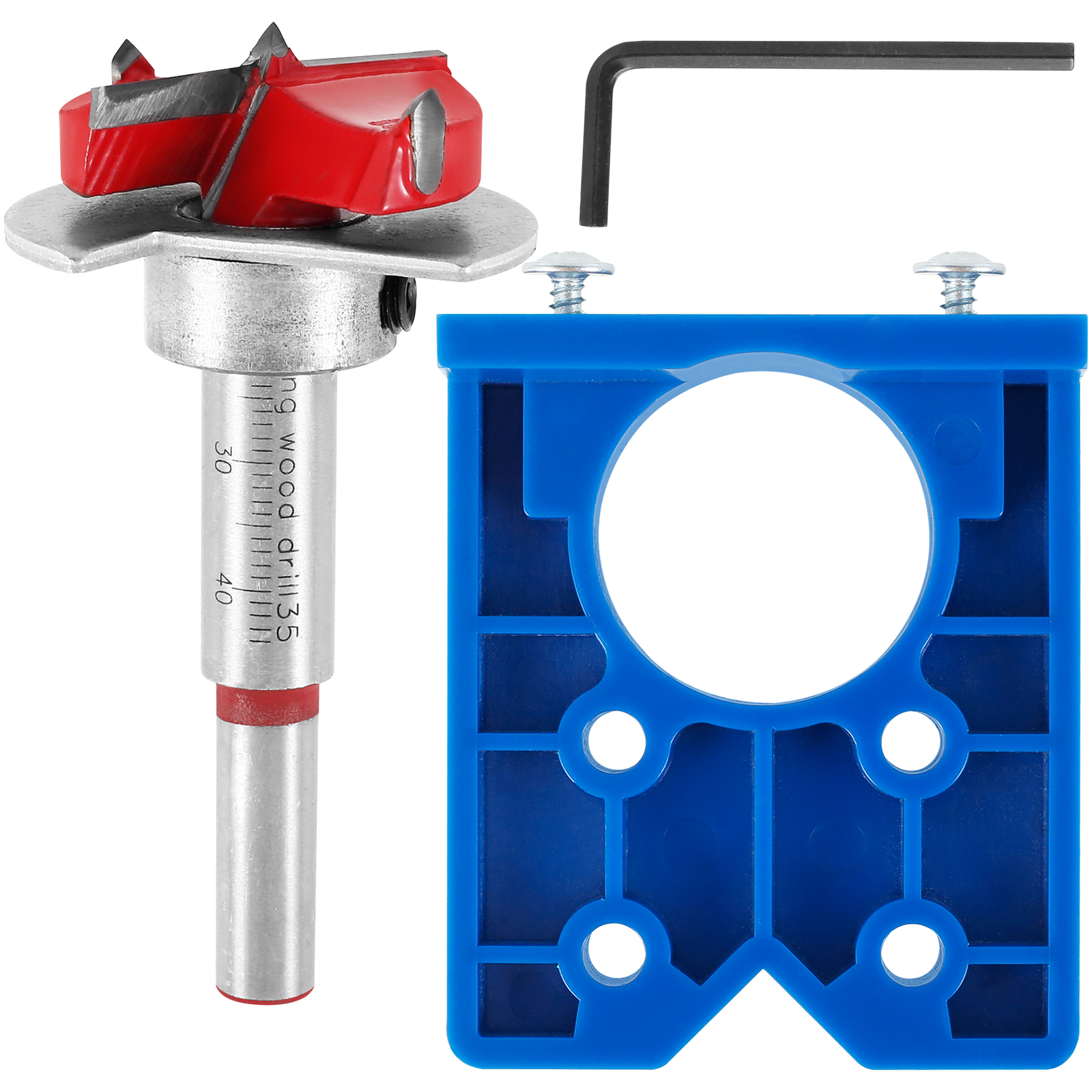 35mm Hinge Boring Bit Hole Jig - Pocket Hole Jig reseña y precio
