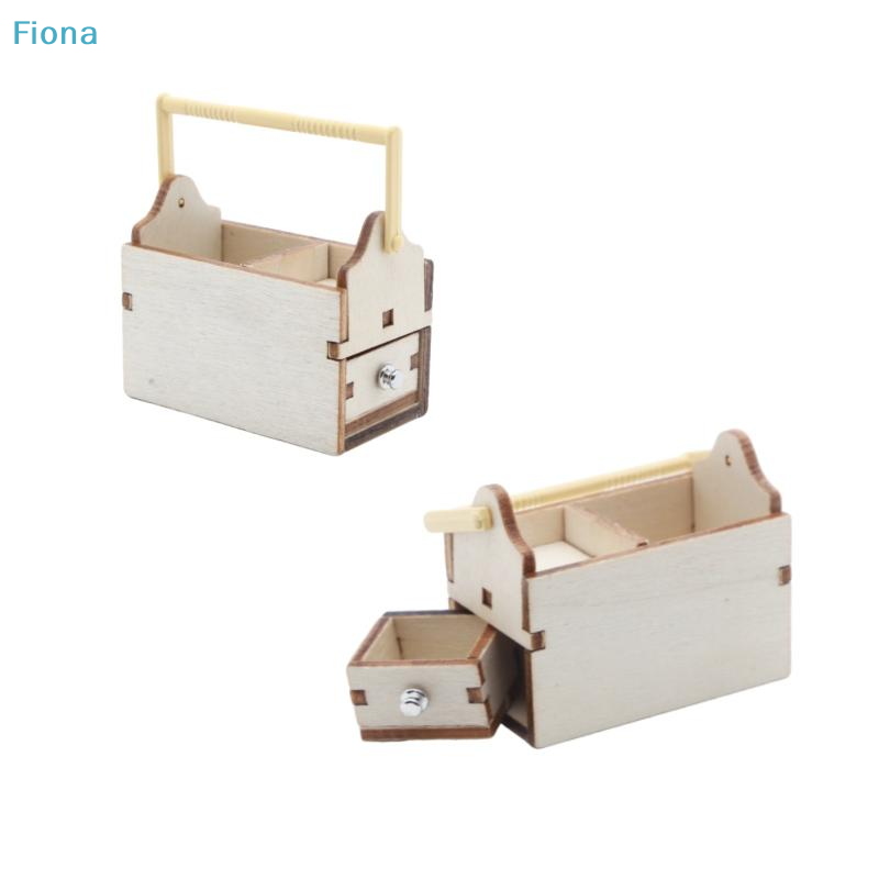✔1/12 Dollhouse Mini Wooden To - Workshop Tools Box reseña y precio