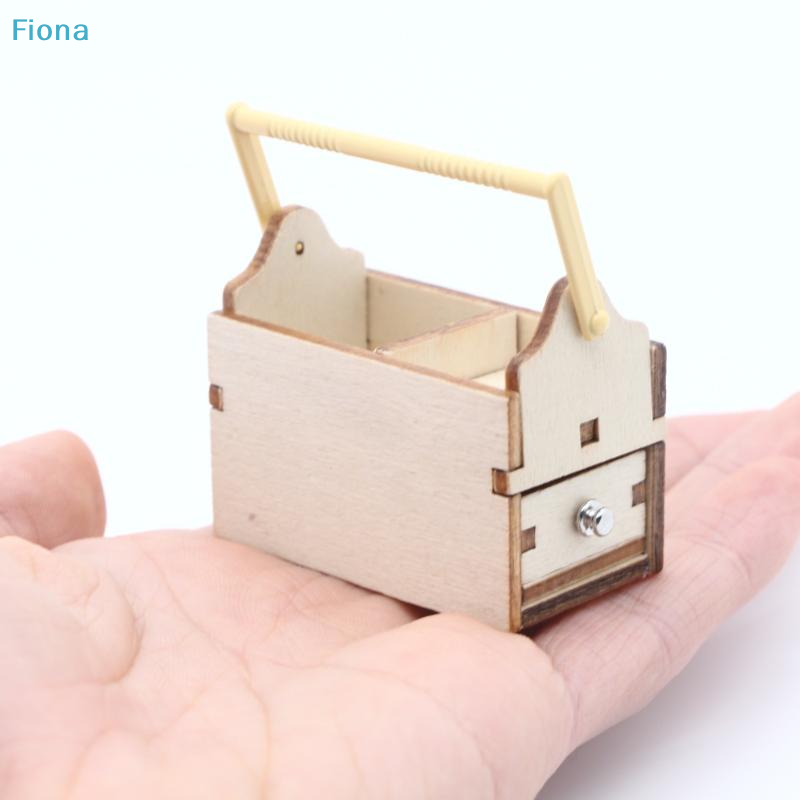 ✔1/12 Dollhouse Mini Wooden To - Workshop Tools Box reseña y precio