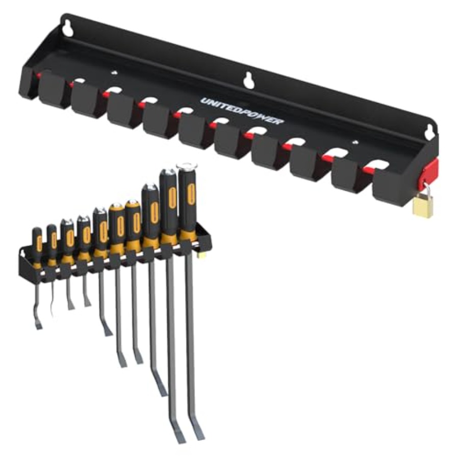 Lockable Wall Mount Storage Ra - Workshop Tools Store reseña y precio