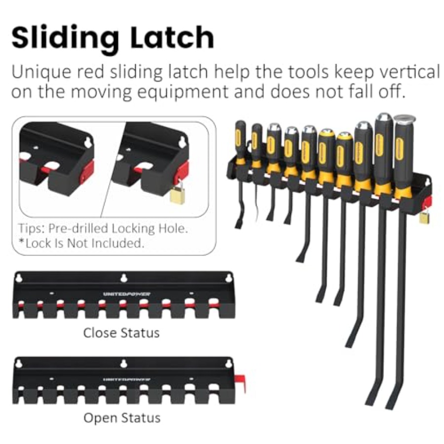 Lockable Wall Mount Storage Ra - Workshop Tools Store reseña y precio