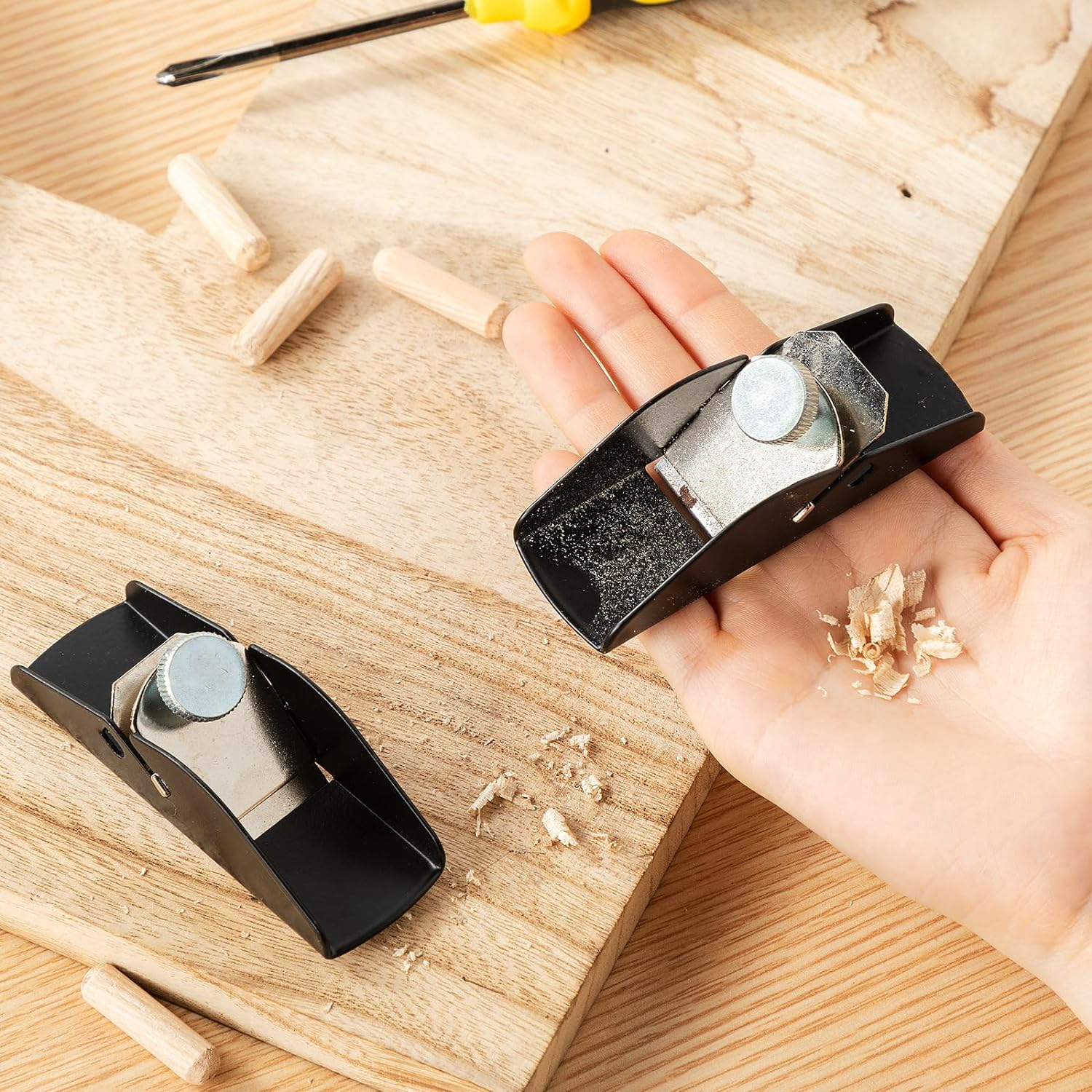 2Pcs Mini Hand Planer Small Bl - Hand Plane Block reseña y precio