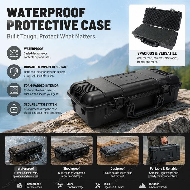 Portable Waterproof Tool Box,  - Workshop Tools Store reseña y precio