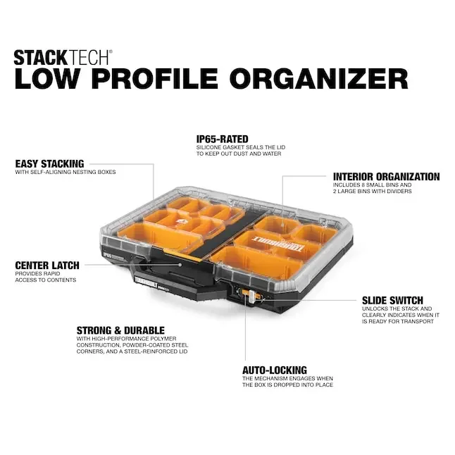 TOUGHBUILT TB-B1-O-10 STACKTEC - Workshop Tools Box reseña y precio