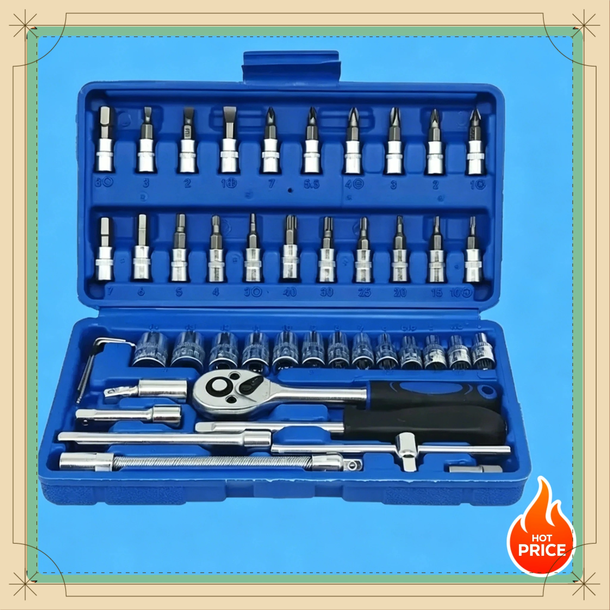 46-in-1 Heavy Duty Automotive  - Design Tools Workshop reseña y precio