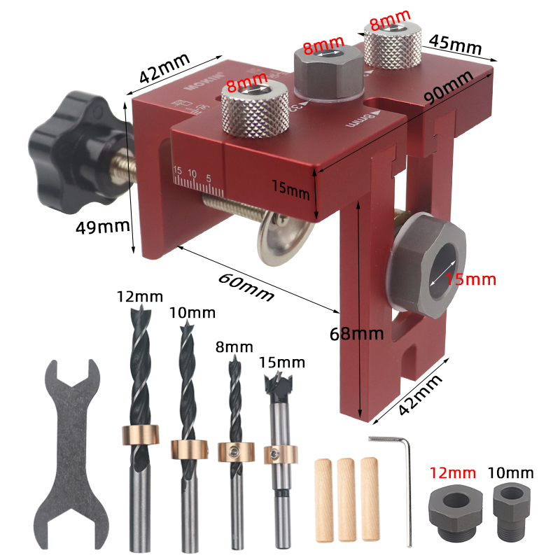 Woodworking 3 in 1 Doweling Ji - Pocket Hole Jig reseña y precio