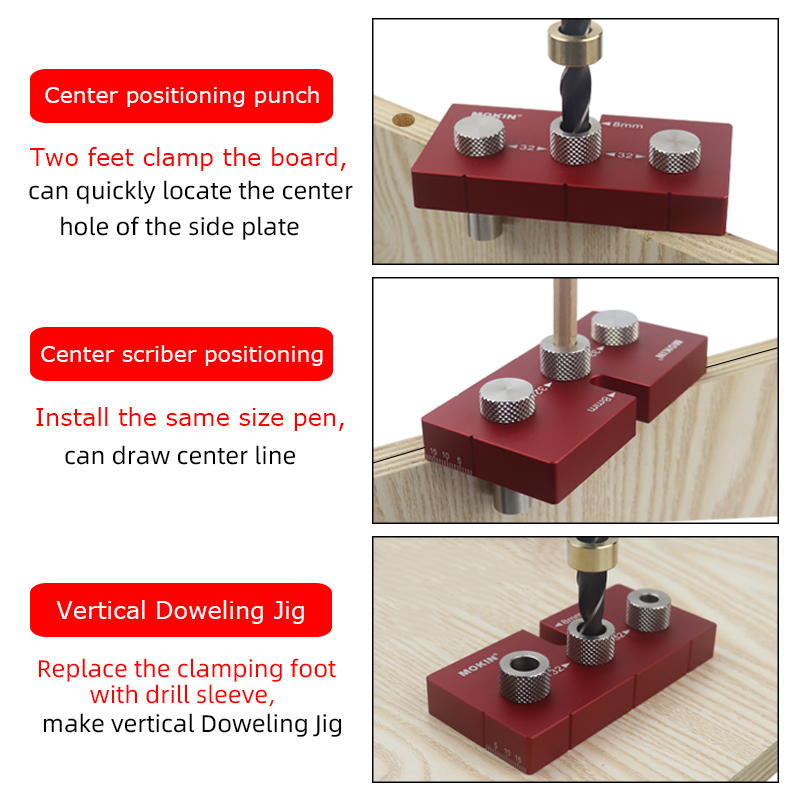 Woodworking 3 in 1 Doweling Ji - Pocket Hole Jig reseña y precio