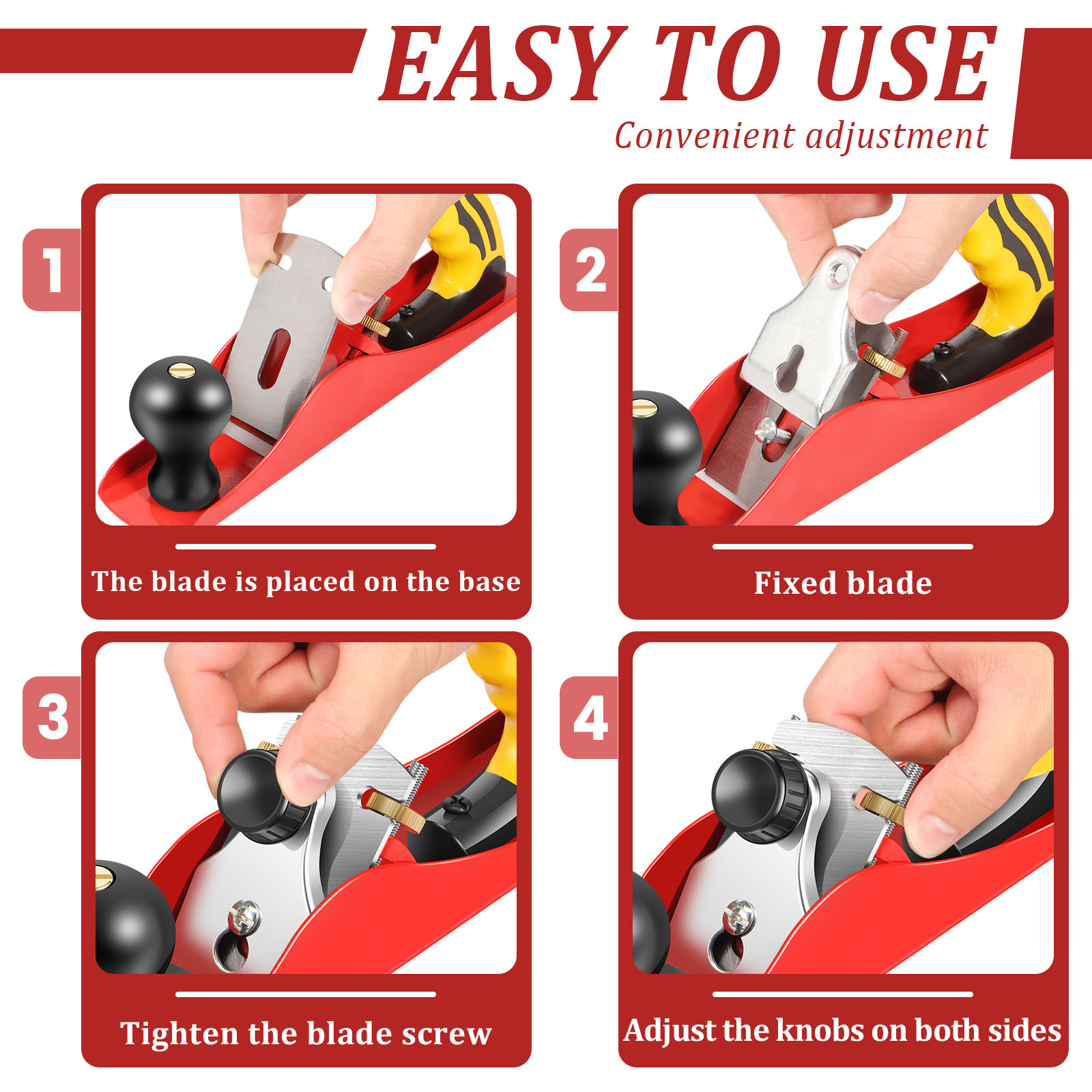 Wood Hand Planer Set Hand Tool - Hand Plane Block reseña y precio