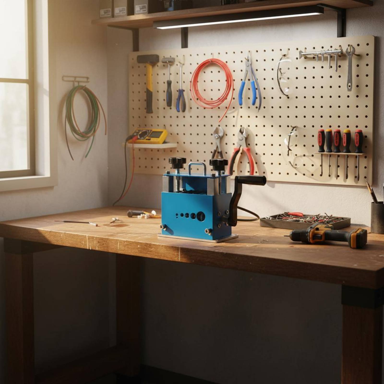 Multi-Hole Cord Peeler Twin-Dr - Workshop Tools And Equipment reseña y precio