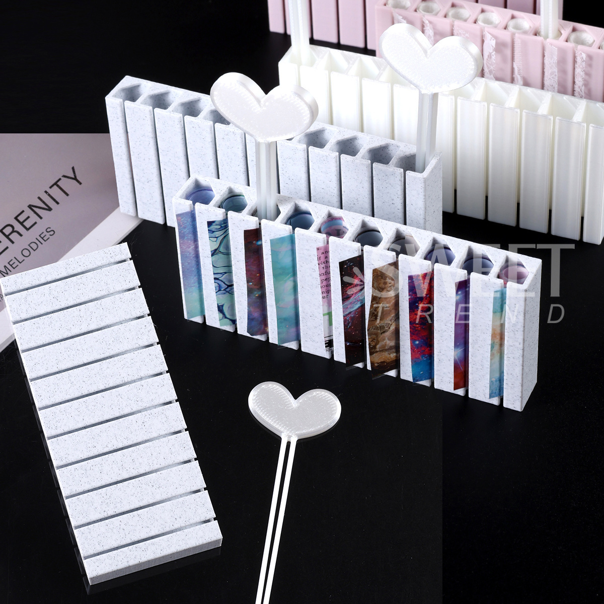 Nail Transfer Foils Storage Bo - Tool Chest Cabinet reseña y precio