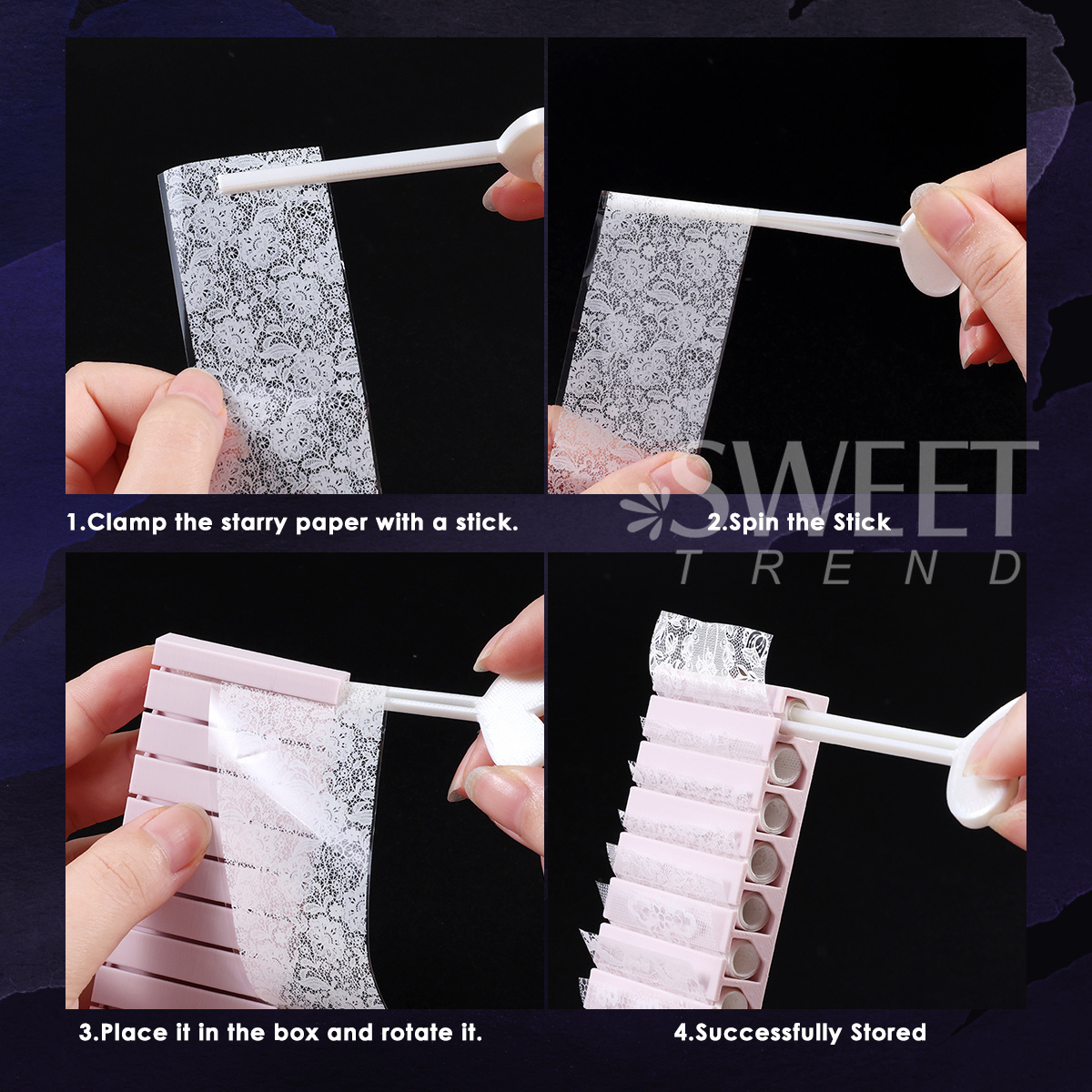 Nail Transfer Foils Storage Bo - Tool Chest Cabinet reseña y precio