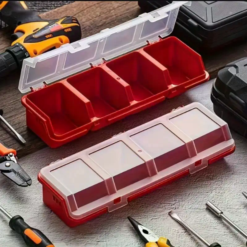 Screw Organizer Box Plastic 4  - Workshop Tools Box reseña y precio