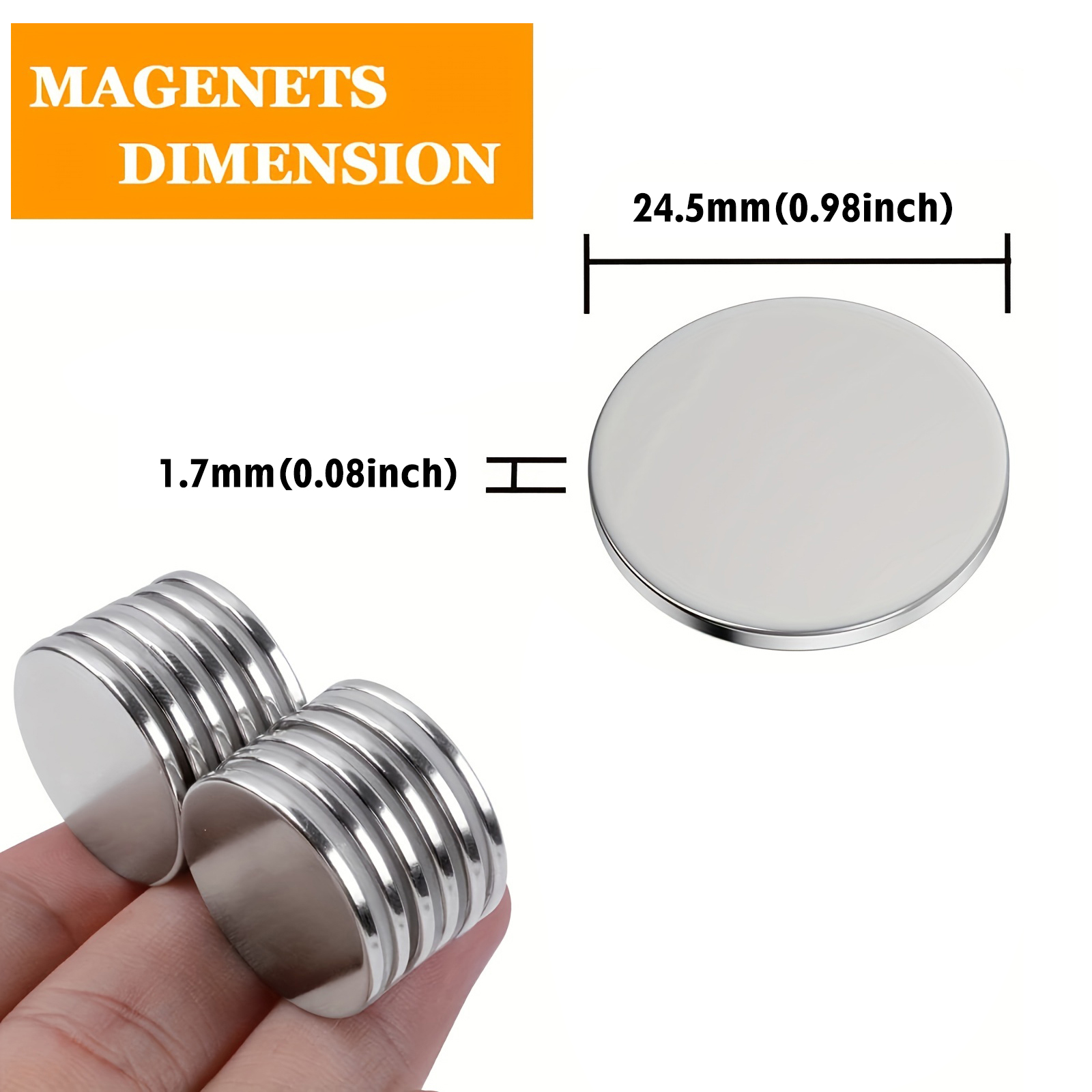 Round Disc Magnets for Refrige - Workshop Tools Photos reseña y precio