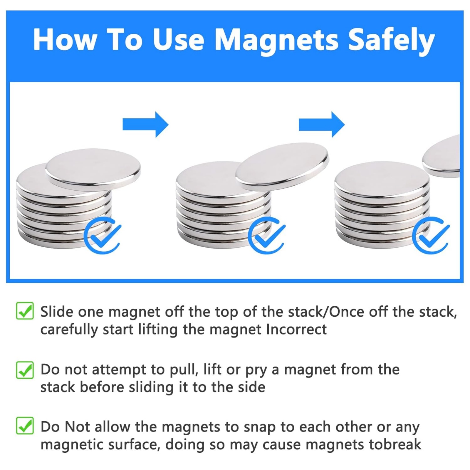 Round Disc Magnets for Refrige - Workshop Tools Photos reseña y precio