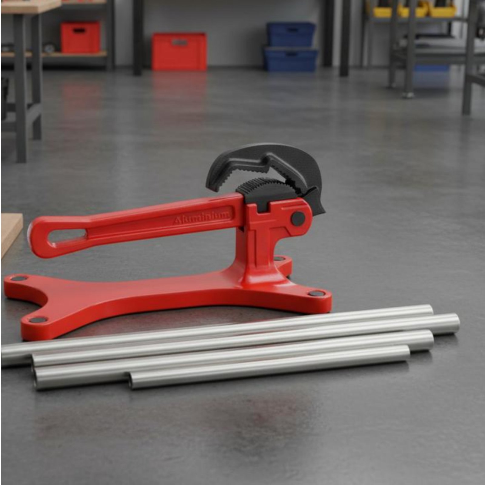 Yoke Pipe Vise Sturdy-Duty Por - Workshop Tools And Equipment reseña y precio