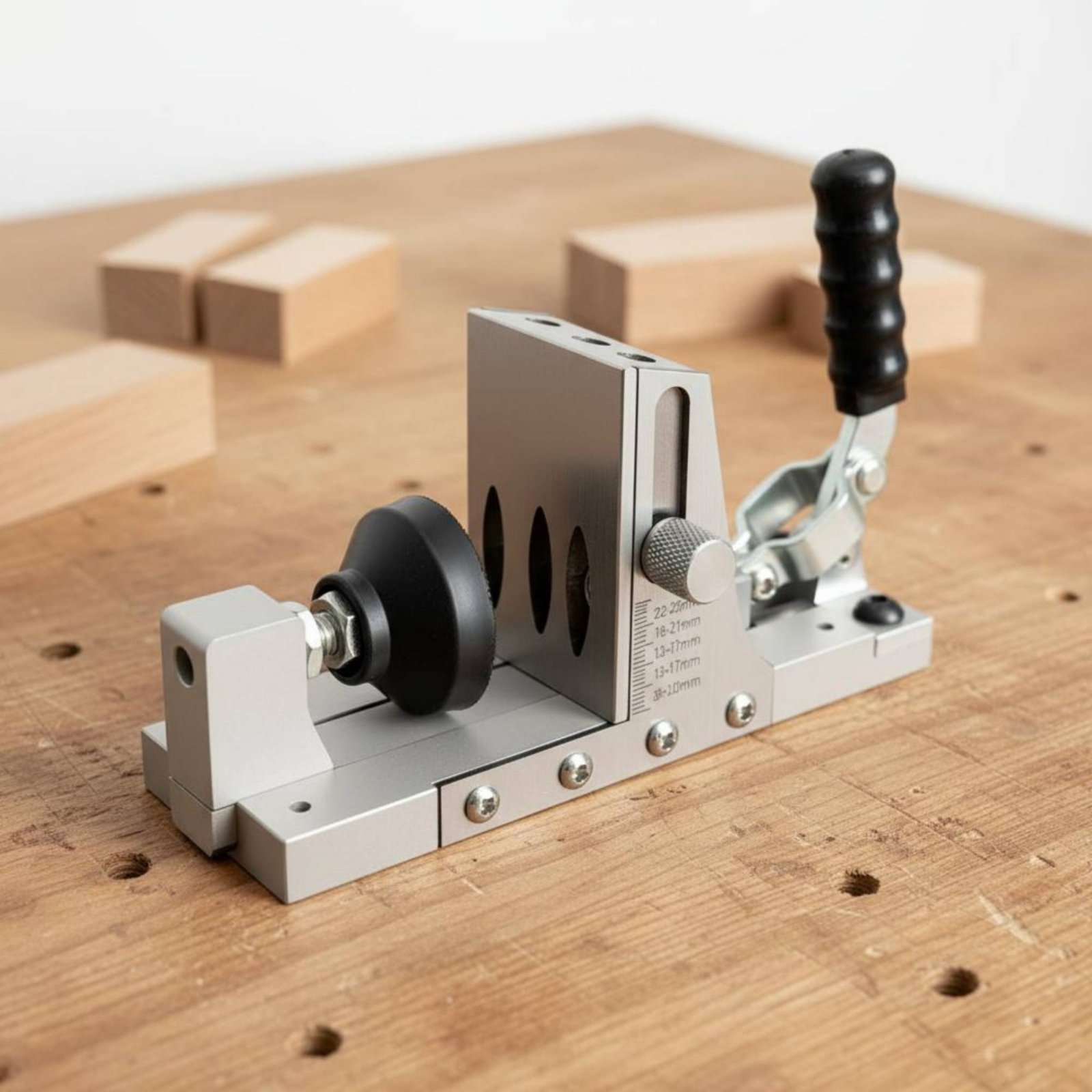 Pocket Hole Jig Aluminum Alloy - Pocket Hole Jig reseña y precio